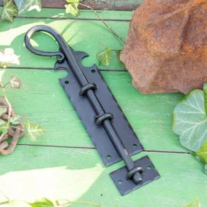 Bolzenriegel - Flachriegel Schubriegel Antik Riegel Verschluss Tor schwarz - Bild 1 von 4