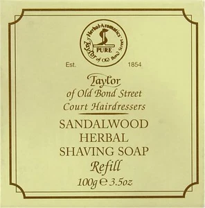 Taylor of Old Bond Street 100g Sandalwood Herbal Shaving 100 g (Pack 1) - Picture 1 of 4