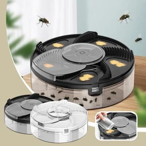 Electronic Fly Trap'Automatic Rotating 'Rechargeable Household Fly Catcher' - Picture 1 of 17