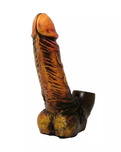 Pipa de mano para fumar tabaco hecha a mano para pene pequeño Winkie maduro adulto desnudo macho - Imagen 1 de 1
