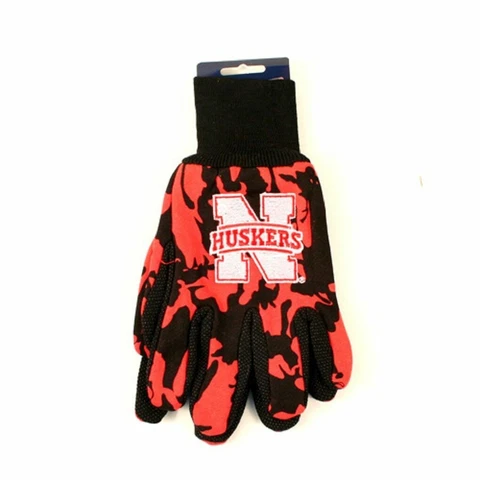 Brand New Nebraska Cornhuskers Camo Sport Utility Gloves Cover