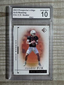 Arch Manning 2023 Rookie F/X Promo Card PRO Graded 10Texas Longhorns - Picture 1 of 2