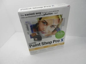 Corel PaintShop Pro X -Editing Software WINDOWS PC - CD-ROM - RETAIL BOX - Picture 1 of 4