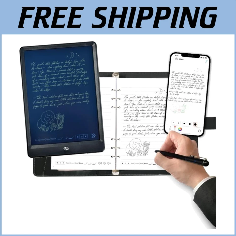 Innovative Smart Pen Notebook Set with Audio Recording for Enhanced Note-Taking - Image 1 of 4