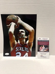 Bobby Jones Philadelphia 76ers Autographed Signed 8x10 Color Photo JSA #AQ43112 - Picture 1 of 7