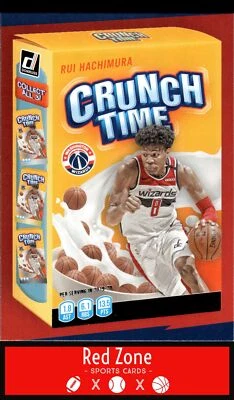 2020-21 Donruss CRUNCH TIME- #11 Rui Hachimura NM/NM+. - Image 1 of 2
