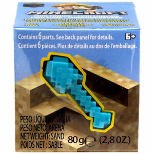 Mattel - Minecraft Mini Mining Moldable Sand Set -SHOVEL (1 Figure, 2 Mold Pcs+)