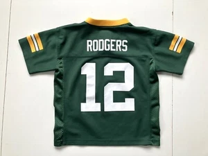 GREEN BAY GB PACKERS Football Fan #12 AARON RODGERS NFL JERSEY Kid YOUTH 5/6 - Picture 1 of 5