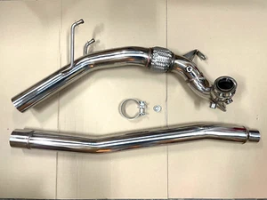 Downpipe VW Golf 6 Audi A3 8P Scirocco Passat B6 B7 1.6 2.0 TDI DPF Sportauspuff - Bild 1 von 2