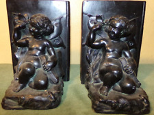 Angels with Butterfly Bookends Ronson 1920's