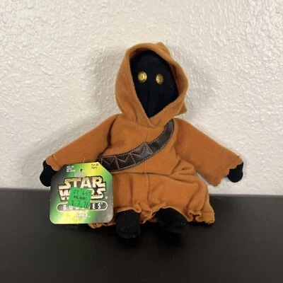 ¡Bolsa de frijoles JAWA 1997 Kenner Star Wars Buddies de colección! Foto 1 de 4