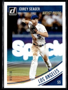 Corey Seager 2018 Donruss Artist Proof /10 #158 Los Angeles Dodgers