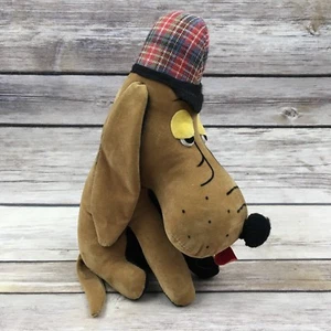 Sombrero a cuadros vintage R. Dakin and Co. mascota de ensueño sabueso perro - Imagen 1 de 5