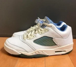 JORDAN RETRO 5 LOW UNIVERSITY BLUE 2006 RELEASE WOMENS 9 / MENS 7.5 314337-141 - Picture 1 of 1