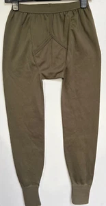 Pack of 2 Thermal Long Johns Y Front British Army Issue Olive Green - Picture 1 of 5