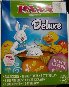 PAAS Kit Decorazione Uovo di Pasqua Deluxe con 78 Adesivi + Matita Magica - NUOVO! - Foto 1 di 1