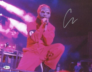 COREY TAYLOR SIGNED AUTOGRAPH 'SLIPKNOT' 'STONE SOUR' 11X14 PHOTO BECKETT BAS 77 - Picture 1 of 1