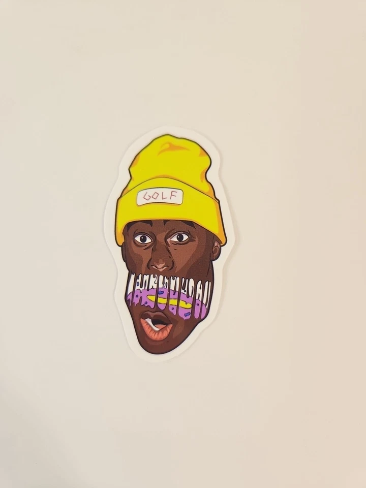 Tyler The Creator Laptop Sticker / Hip Hop Rap Style Waterproof Decal - Image 1 of 3
