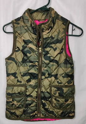 COLETE ACOLCHOADO CAMUFLADO FEMININO MARINHO ANTIGO TAMANHO GG 14 REGULAR EXTRA GRANDE ROSA - Imagem 1 de 4