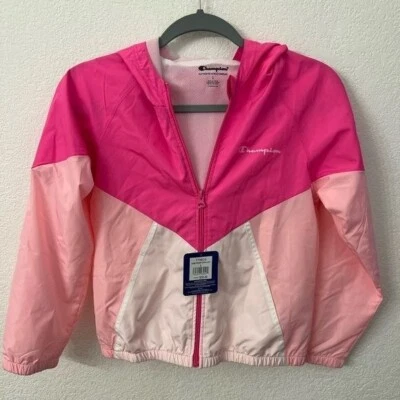 Champion Chaqueta Caramelo Rosa Burbujeante Talla Juvenil Grande Foto 1 de 4