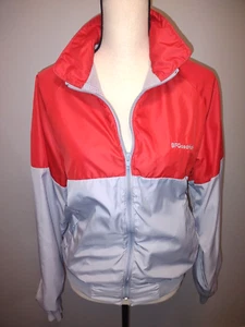 NEU Vintage Swingster Medium BF Goodrich USA Windbreaker Jacke Reißverschluss rot grau - Bild 1 von 8