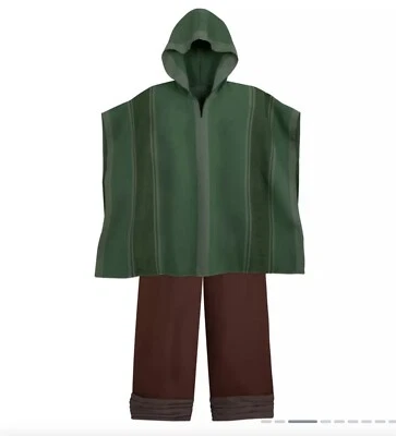 NWT ~ Disney Store Encanto BRUNO Costume Green Hooded Poncho & Brown Pants ~ Sz4 - Image 1 of 4