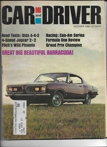 CAR AND DRIVER MAGAZINE------DECEMBER 1966 - Picture 1 of 1
