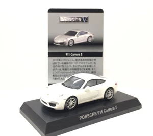1/64 Kyosho PORSCHE V 911 Carrera S Diecast Car Model White - Picture 1 of 4