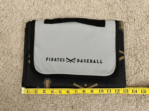 NEW Pittsburgh Pirates Baseball Picnic Field Mat Blanket Vinyl 50" x 59" Cover