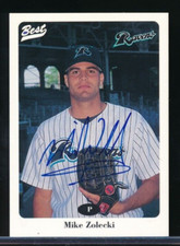 1996 Best New Haven Ravens #29 Mike Zolecki signed auto autograph swsw6