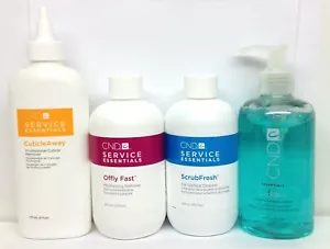 Cnd Shellac 4er Set - Nagelhaut weg 6oz + Cool Blue + ScrubFresh + Offly Fast 8oz - Bild 1 von 1