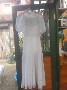 Vintage Hochzeitskleid Größe 40 - Bild 1 von 7