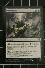 Dismember x1 1x New Phyrexia Mtg Magic the Gathing Black Instant