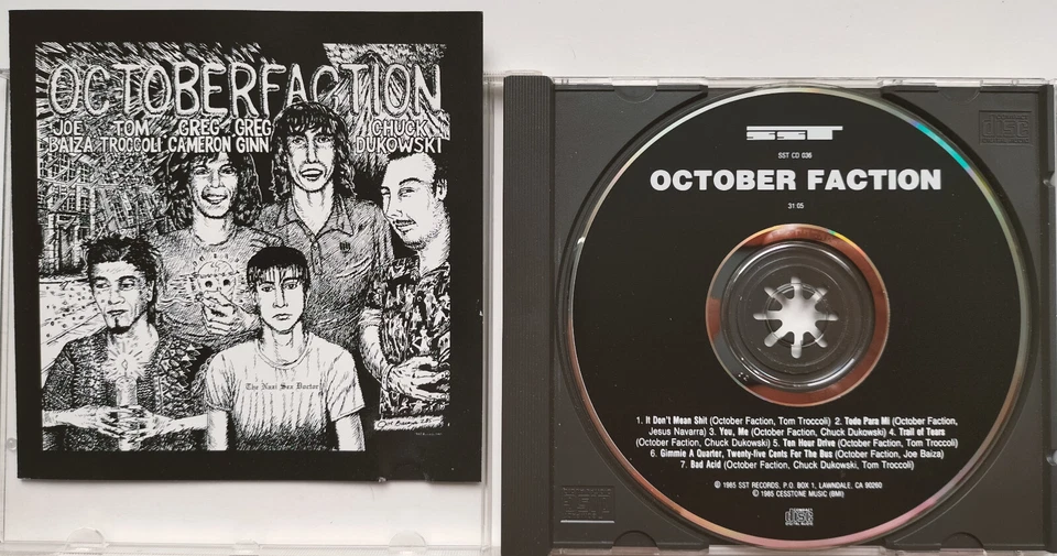 OCTOBER FACTION October Faction CD 1991 Black Flag Fugazi fIREHOSE Minutemen SWA - Bild 1 von 4