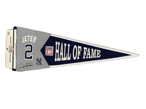 Derek Jeter Hall of Fame Class of 2020 Embroidered 32” Pennant Cover