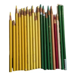 Berol Prismacolor 20 Assorted Colored Pencils Vintage Drafting Green Yellow Red - Picture 1 of 3