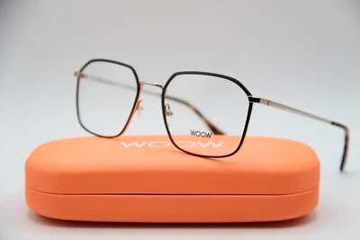 NEU WOOW RUSH HOUR 2 COL 907 CP SCHWARZ SILBER AUTHENTISCHE BRILLE MIT ETUI 54-19 - Bild 1 von 4