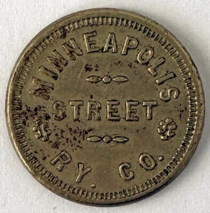 Minneapolis, Minnesota RY. Co. Good For One Fare Token;W776 - Picture 1 of 2