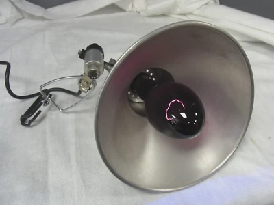 Vintage Interfit Lighting Phototax 9in/23cm Reflector & Black Bulb ES Unit - Image 1 of 4