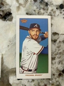 2020 TOPPS 206 SERIES 1 PIEDMONT BACK INSERT CARD BRAVES FREDDIE FREEMAN #7 - Picture 1 of 2
