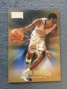 RARE 1997 SKYBOX PREMIUM HOF ALLEN IVERSON SILVER REEBOK #100 GREAT CONDITION - Picture 1 of 6