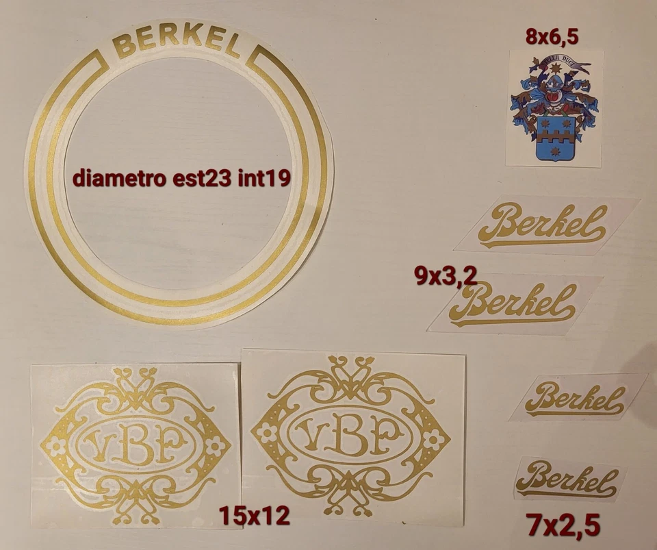 Kit Adesivi BERKEL Foto 1 de 1