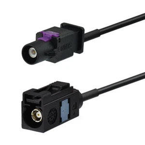 Car Stereo Receiver FM AM Radio Antenna Extension Cable,Fakra A RG174 Cable 1m - Picture 1 of 3