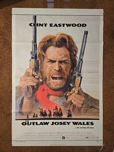 The Outlaw JOSEY WALES/Clint Eastwood 1976 "ORIGINAL" 27x41 Movie Poster, - Imagen 1 de 5