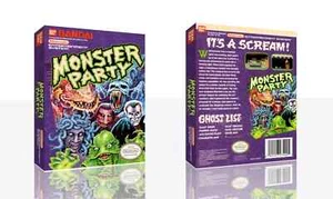 Monster Party NES Game Case Box + Cover Art Work Only (No Game) - Picture 1 of 9