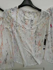 TRUE RELIGION W18ST18G4G - T-SHIRT DONNA - vari COLORI - WHITE - BIANCO - Foto 1 di 7