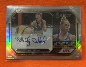 HOLLY HOLM SILVER PRIZM OCTAGON ACTION AUTO 2023 SELECT UFC #OA-HHM - Picture 1 of 2