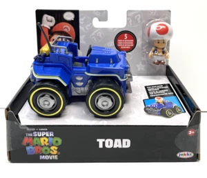 Nintendo Super Mario Bros Película Pull Back Juguete Corredor Kart Sapo Figura 2023 Jakks - Imagen 1 de 3