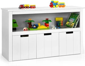 Kids Storage Cabinet Toy Organiser Child Bookshelf Toy Box Drawer Toy Rack Shelf - Picture 1 of 9