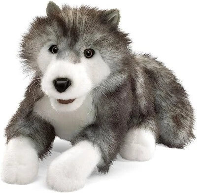 Folkmanis Timber Wolf Hand Puppet - Image 1 of 3
